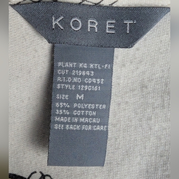 Koret ladies full zip jacket medium with darling French scenes throughout - Picture 3 of 14